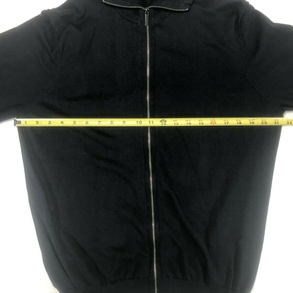 Perry Ellis Mens Navy Blue Zip Up Sweater Jacket - Picture 5 of 5